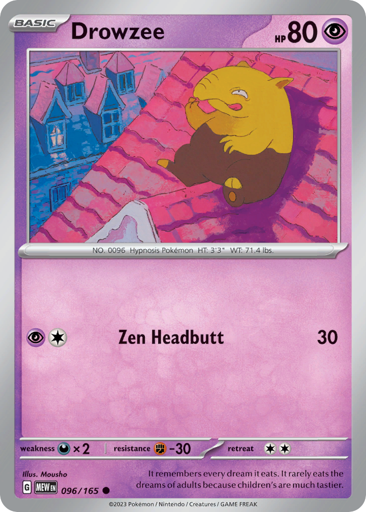 151 Set Drowzee #96/165